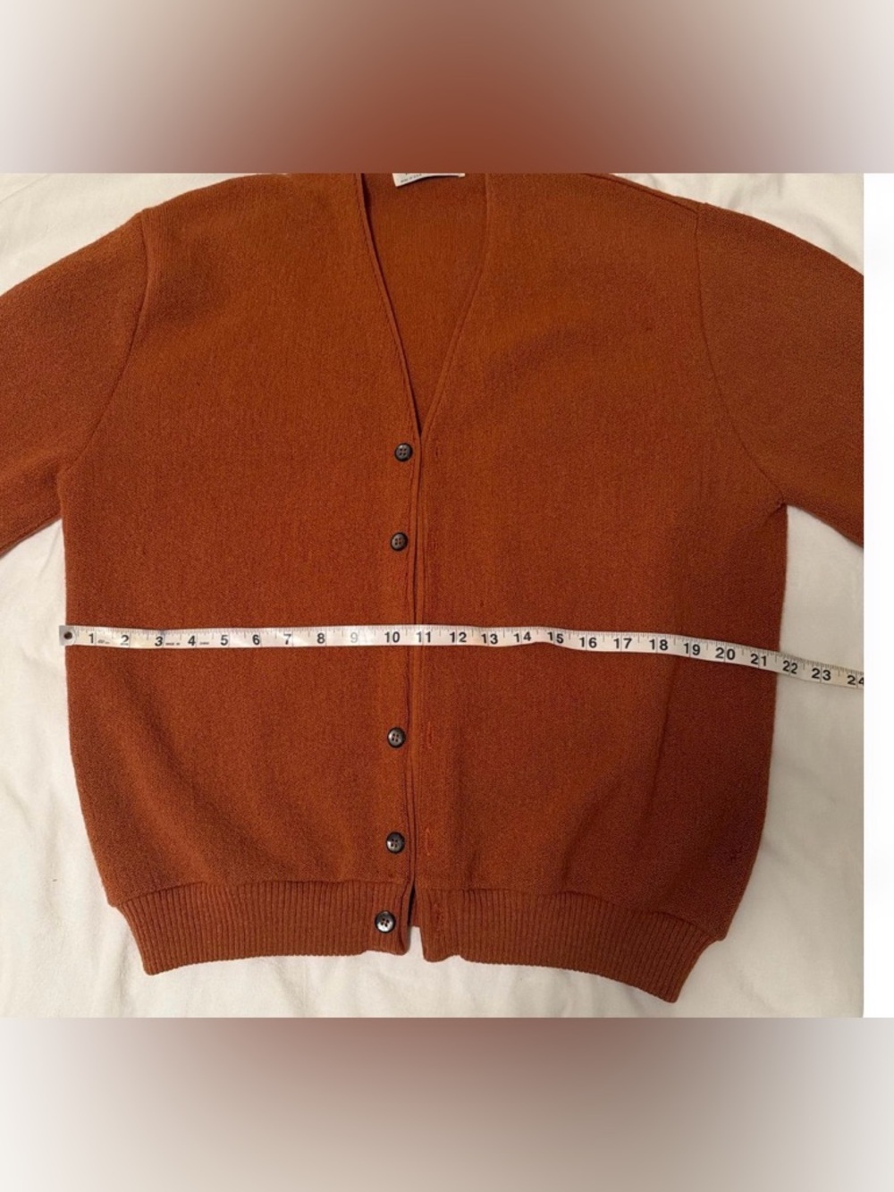 Vintage 1960's Arnold Palmer USA Alpaca
Wool Cardigan Sweater - Picture 6 of 7
